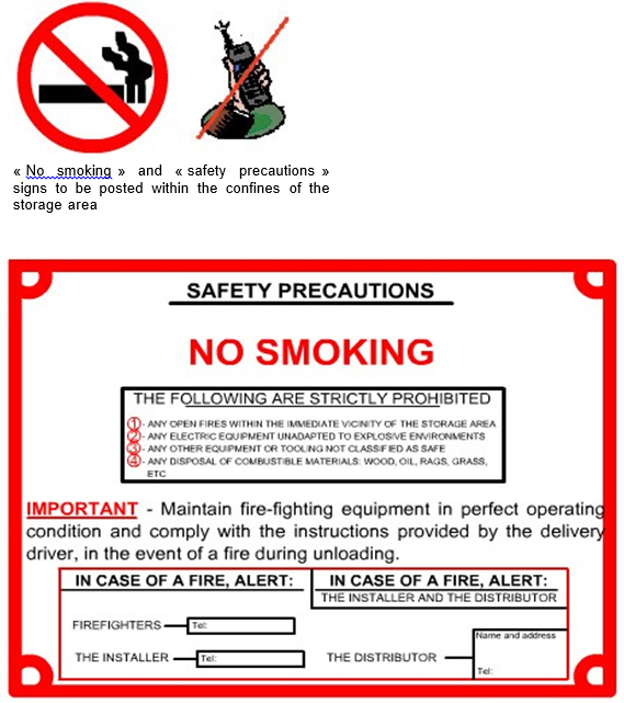 Safety precautions